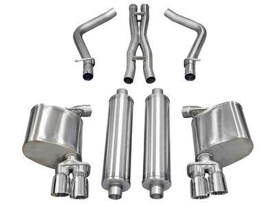 Corsa 14522 Xtreme Cat-Back Exhaust with Polished Tips for 2011-2014 Dodge Charger R/T 5.7 / Corsa 14522 Xtreme Cat-Back