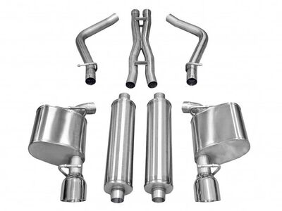 Corsa 14537 Xtreme Cat-Back Exhaust with Polished Tips for 2011-2014 Chrysler 300 R/T 5.7 / Corsa 14537 Xtreme Cat-Back