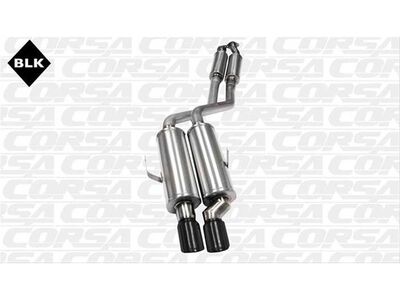 Corsa 14553BLK Sport Cat-Back Exhaust with Black Tip for 1992-1999 BMW 325i/is Coupe E36 / Corsa 14553BLK Sport Cat-Back