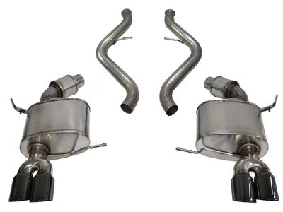 Corsa 14568BLK Sport Cat-Back Exhaust with Black Tip for 2008-2012 BMW M3 Coupe/Convertible / Corsa 14568BLK 2008-2012 BMW M3 Sport Cat-Back