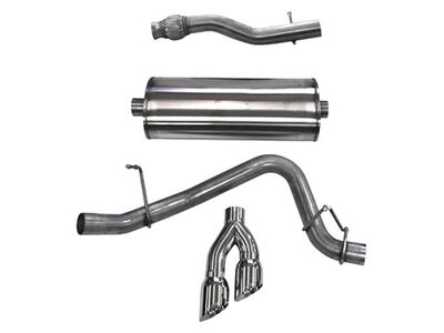 Corsa 14748 Sport 3" Cat-Back Exhaust Twin 4" Polished Tips for 2015-2020 Suburban/Yukon XL 1500 5.3 / Corsa 14748 Sport Cat-Back