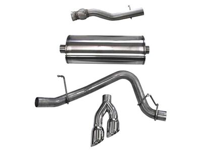 Corsa 14749 Sport 3" Cat-Back Exhaust Twin 4" Polished Tips for 2015-2020 GM 1500 SUV 6.2 / Corsa 14749 Sport Cat-Back