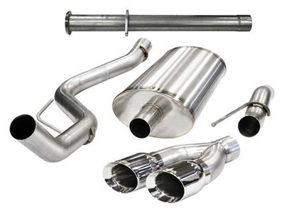 Corsa 14759 Xtreme Cat-Back Exhaust with Polished Tip for 2011-2014 F-150 Raptor 6.2 133in Wheelbase / Corsa 14759 Touring Cat-Back