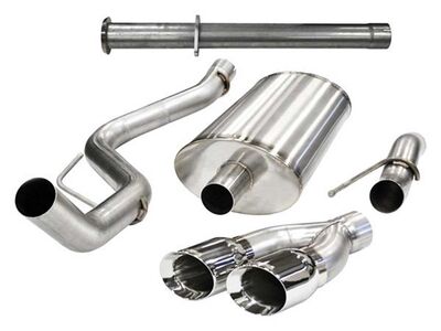 Corsa 14760 Xtreme Cat-Back Exhaust with Polished Tip for 2011-2014 F-150 Raptor 6.2 145in Wheelbase / Corsa 14760 Touring Cat-Back