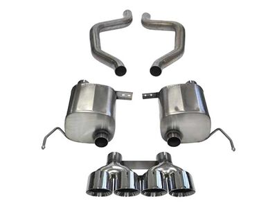 Corsa 14768 Sport 2.75" Axle Back Exhaust Polished Quad 4.5" Tip (Sport) for 2017-19 Corvette C7 Z06 / Corsa 14768 Sport Axle-Back