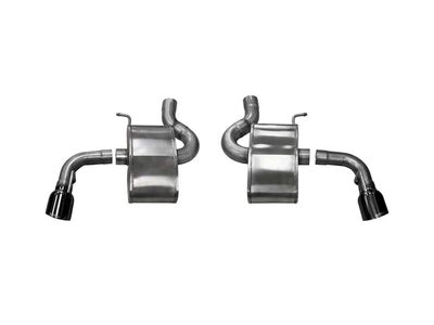 Corsa 14785BLK Xtreme 2.75" Axle-Back Exhaust with Dual Rear Exit Black Tips for 2016-24 Camaro SS / Corsa 14785BLK Xtreme Axle-Back