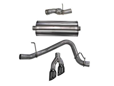 Corsa 14826BLK Sport Cat-Back Exhaust with Black Tips for 2015-2020 Escalade Tahoe Yukon Denali 6.2 / Corsa 14826BLK Sport Cat-Back