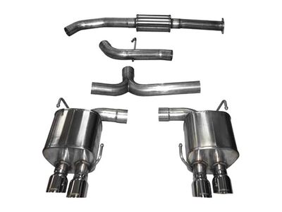 Corsa 14857 Sport Cat-Back Exhaust Polished Quad 3.5-inch Tips for 2015-2021 Subaru WRX / Corsa 14857 Sport Cat-Back