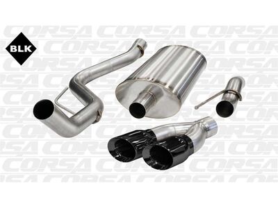Corsa 14864BLK Sport Cat-Back Exhaust with Black Tip for 2012-2025 Scion FRS / Subaru BRZ / Corsa 14864BLK Sport Cat-Back