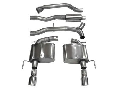 Corsa 14888 Sport Cat-Back Exhaust with Dual Exit Polished Tip for 2013-2019 ATS Sedan 2.0 A/T / Corsa 14888 Sport Cat-Back