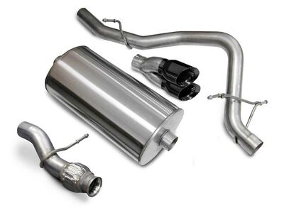 Corsa 14912BLK Sport Cat-Back Exhaust with Black Tip for 2009-2014 Chevrolet Tahoe 5.3 / Corsa 14912BLK Sport Cat-Back