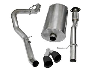Corsa 14916BLK Sport Cat-Back Exhaust with Black Tip for 2011-2021 Tundra Double Cab/Crew Max 5.7 / Corsa 14916BLK Sport Cat-Back