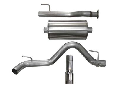 Corsa 14918 Sport Cat-Back Exhaust with Polished Tip for 2016-2023 Tacoma 3.5 Double Cab 5ft Bed / Corsa 14918 Sport Cat-Back