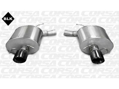 Corsa 14941BLK Sport Axle-Back Exhaust with Black Tip for 2009-2014 Cadillac CTS Sedan V 6.2 / Corsa 14941BLK Sport Axle-Back