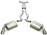 Corsa 14951 Sport Cat-Back Exhaust with 4" Pro-Series Tips for 2010-2015 Camaro V8 LS3 Manual / Corsa 14951 Camaro V8 Sport Cat-Back Exhaust