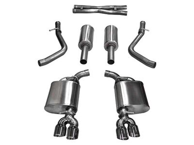 Corsa 14985 Xtreme Cat-Back Exhaust Dual Rear Exit with 3.5" Polished Tips for 2015-2016 Challenger / Corsa 14985 Xtreme Cat-Back