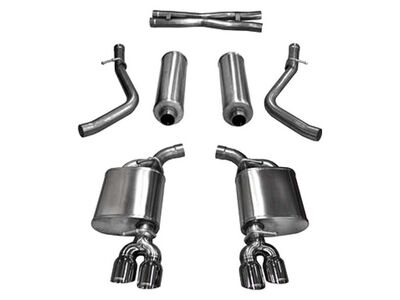Corsa 14986 Sport Cat-Back Exhaust with Twin 3.5" Polished Pro-Seri for 2015-2017 Challenger / Corsa 14986 Sport Cat-Back