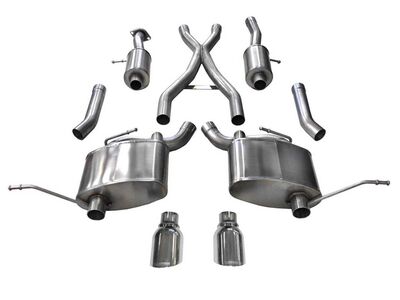 Corsa 14991 Sport 2.5" Dual Rear Exit Cat-Back Exhaust with Polished Tip for 2011-21 Grand Cherokee / Corsa 14991 Sport Cat-Back