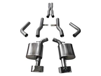 Corsa 14994 Xtreme Cat-Back Exhaust with Polished Tip for 2015-2023 Challenger SRT Scat Pack R/T / Corsa 14994 Xtreme Cat-Back