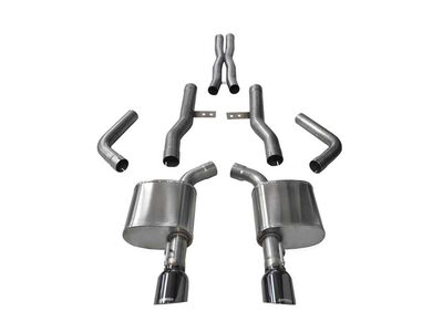 Corsa 14996BLK Xtreme Cat-Back Exhaust with Black Tip for 2015-23 Charger SRT / Scat Pack / R/T 6.4 / Corsa 14996BLK Xtreme Cat-Back