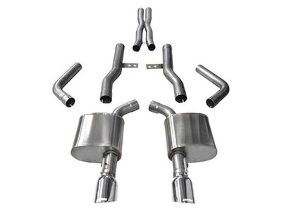 Corsa 14996 Xtreme Cat-Back Exhaust with Polished Tip for 2015-23 Charger SRT / Scat Pack / R/T 6.4 / Corsa 14996 Xtreme Cat-Back