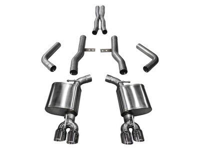 Corsa 21006 Xtreme Cat-Back Exhaust Dual Rear Exit with Polished Tips for 2017-2023 Challenger 5.7 / Corsa 21006 Xtreme Cat-Back