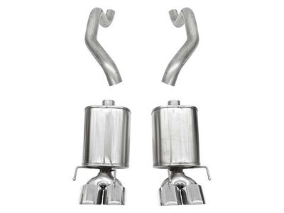 Corsa 21009 Sport Axle-Back Exhaust with Polished 4.5-inch Tips for 2005-2007 Corvette C6 6.0/6.2 / Corsa 21009 Sport Axle-Back
