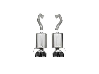 Corsa 21011BLK Sport Axle-Back Exhaust with Black 4.5-in Tips for 2009-2013 Corvette (C6) 6.2 / Corsa 21011BLK Sport Axle-Back