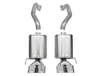 Corsa 21011 Sport Axle-Back Exhaust with Polished 4.5-inch Tips for 2009-2013 Corvette (C6) 6.2 / Corsa 21011 Sport Axle-Back