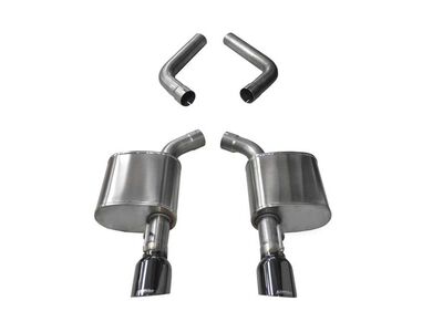 Corsa 21019BLK Sport Axle-Back Exhaust with Black Tips for 2017-20 Charger 6.4/2017-19 Charger 5.7 / Corsa 21019BLK Sport Axle-Back