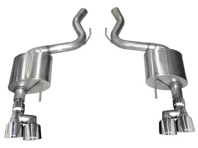 Corsa 21039 Sport 3" Axle-Back Exhaust Dual Rear Exit with 4" Polished Tip for 2018-2023 Mustang 5.0 / Corsa 21039 Sport Axle-Back