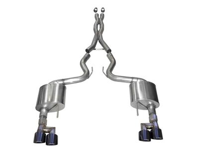 Corsa 21040BLK Xtreme 3" Cat-Back Exhaust Dual Rear Exit for 2018-2023 Mustang 5.0 / Corsa 21040BLK Xtreme Cat-Back
