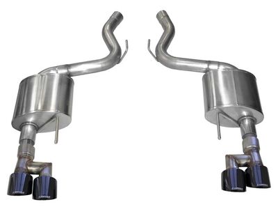 Corsa 21041BLK Touring 3" Touring Axle-Back Exhaust Dual Rear Exit for 2018-2019 Mustang 5.0 / Corsa 21041BLK Touring Axle-Back