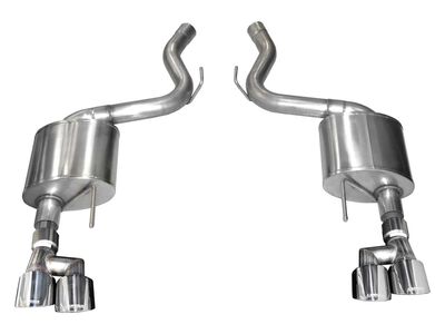 Corsa 21041 Touring 3" Touring Axle-Back Exhaust 4" Polished Pro-Series T for 2018-2019 Mustang 5.0 / Corsa 21041 Touring Axle-Back