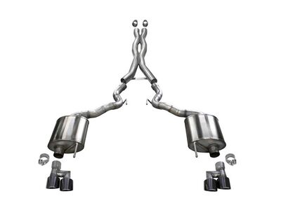 Corsa 21047BLK Sport Cat-Back Exhaust W/O Active Valves for 2018-2023 Mustang GT Convertible 5.0 / Corsa 21047BLK Sport Cat-Back