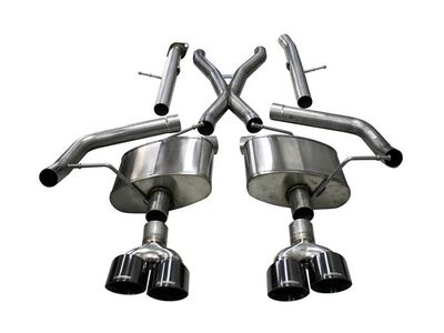Corsa 21052BLK Xtreme Cat-Back Exhaust with 4.5" Black Tips for 2018-21 Grand Cherokee TrackHawk 6.2 / Corsa 21052BLK Xtreme Cat-Back