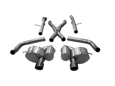 Corsa 21058BLK Xtreme 2.75" Dual Rear Cat-Back Exhaust Black Tip for 2012-2021 Grand Cherokee SRT / Corsa 21058BLK Xtreme Cat-Back