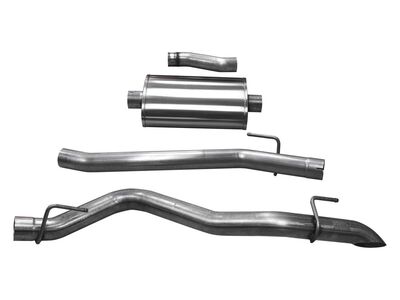 Corsa 21061 Sport 3" Cat-Back Exhaust Single Side Exit with Turn Down Tip for 2020-2025 Gladiator JT / Corsa 21061 Sport Cat-Back
