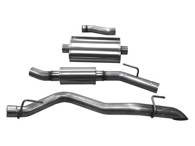 Corsa 21063 Touring 3" Touring Cat-Back Exhaust with Turn Down Tip for 2020-2025 Gladiator JT / Corsa 21063 Touring Cat-Back