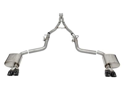 Corsa 21070BLK Xtreme 2.75" Valved Cat-Back Exhaust for 2015-23 Challenger SRT/Hellcat/Demon/Redeye / Corsa 21070BLK Xtreme Cat-Back