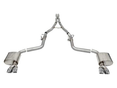 Corsa 21070 Xtreme 2.75-Inch Valved Cat-Back Exhaust for 2015-23 Challenger SRT/Hellcat/Demon/Redeye / Corsa 21070 Xtreme Cat-Back