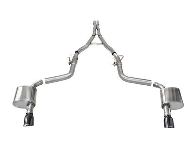 Corsa 21072BLK Xtreme 2.75-Inch Valved Cat-Back Exhaust for 2015-2023 Charger SRT/Hellcat/Redeye / Corsa 21072BLK Xtreme Cat-Back
