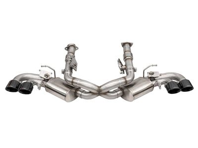 Corsa 21103BLK Variable Sound 3" Cat-Back, Fits OE Perf Exhaust & Deletes AFM for 2020-Up Corvette / Corsa 21103BLK Variable Sound Cat-Back