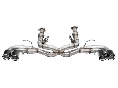 Corsa 21104CF Xtreme 3" Track Cat-Back Exhaust Delete Exhaust for 2020-Up Corvette C8 / Corsa 21104CF Xtreme Cat-Back