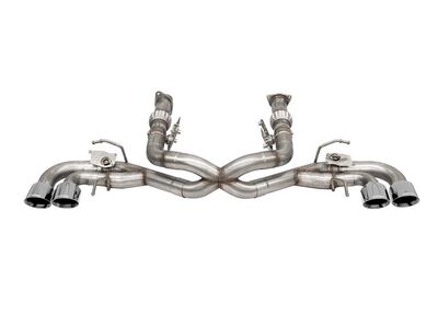 Corsa 21106 Variable Sound 3" Cat-Back, Fits Factory NPP Exhaust with AFM for 2020-Up Corvette C8 / Corsa 21106 Variable Sound Cat-Back