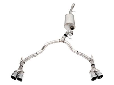 Corsa 21128 Dual Rear 3" to 2.75" Cat-Back Exhaust 4" Tips for 2021-2025 Suburban/Yukon XL 5.3 4WD / Corsa 21128 Sport Cat-Back