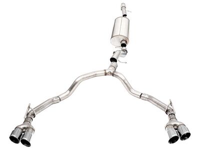 Corsa 21129 Dual Rear 3/2.75" Sport Cat-Back Exhaust, Polished Tips for 2021-25 Tahoe/Yukon 6.2 4WD / Corsa 21129 Sport Cat-Back