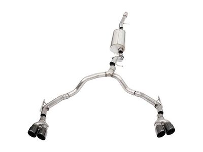 Corsa 21130BLK Dual Rear 3" to 2.75" Sport Cat-Back Exhaust for 2021-2025 Suburban/Yukon XL 6.2 4WD / Corsa 21130BLK Sport Cat-Back