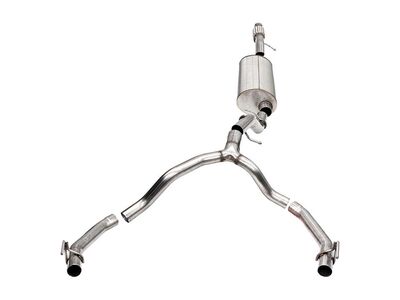 Corsa 21131 Dual Rear 3.5/2.75" Sport Cat-Back Exhaust Uses Factory Bezels for 2021-25 Escalade 6.2 / Corsa 21131 Sport Cat-Back