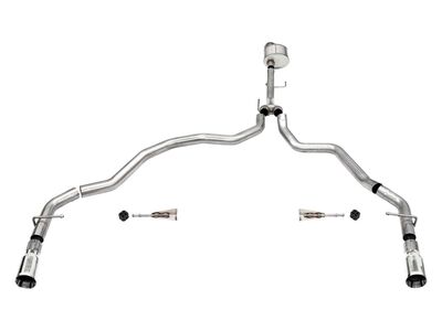 Corsa 21143 Xtreme Cat-Back Exhaust Dual Rear Exit-Polished for 2021-2025 F150 5.0 RegCab/6.5' Bed / Corsa 21143 Xtreme Cat-Back